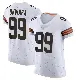 ＃99 Men's Julian Okwara White Elite Cleveland Browns Vapor Jersey
