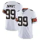 ＃99 Men's Julian Okwara White Limited Cleveland Browns Vapor Untouchable Jersey