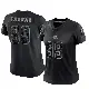 ＃99 Women's Cameron Thomas Black Limited Cleveland Browns Reflective Jersey