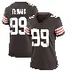 ＃99 Women's Cameron Thomas Brown Game Cleveland Browns Team Color Jersey