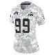 ＃99 Women's Julian Okwara Arctic Camo Limited Cleveland Browns 2024 Salute to Service Jersey