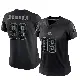 ＃99 Women's Julian Okwara Black Limited Cleveland Browns Reflective Jersey