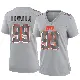 ＃99 Women's Julian Okwara Gray Game Cleveland Browns Atmosphere Fashion Jersey