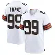 ＃99 Youth Cameron Thomas White Game Cleveland Browns Jersey