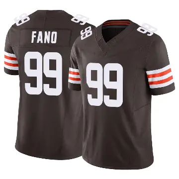 ＃99 Youth Logan Fano Brown Limited Cleveland Browns Vapor F.U.S.E. Jersey