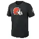 Men's Black Cleveland Browns 2026 Salute to Service Slub T-Shirt