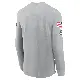 Men's Gray Cleveland Browns 2024 Salute To Service Long Sleeve T-Shirt
