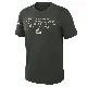 Men's Green Cleveland Browns Dark 2025 Salute to Service Sideline Slub T-Shirt