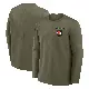 Men's Olive Cleveland Browns 2025 Salute to Service Sideline Coaches Long Sleeve T-Shirt