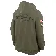 Men's Olive Cleveland Browns 2025 Salute to Service Sideline Hoodie