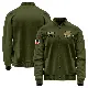Men's Olive Cleveland Browns Salute to Service Sideline Performance Jacket