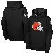 Youth Black Cleveland Browns 2026 Salute to Service Club Fleece Pullover Hoodie