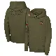 Youth Olive Cleveland Browns 2025 Salute to Service Club Fleece Hoodie